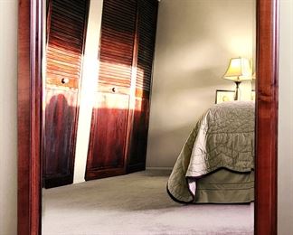 Mahogany Mirror - 36" H X "43 W X 1 1/2" D