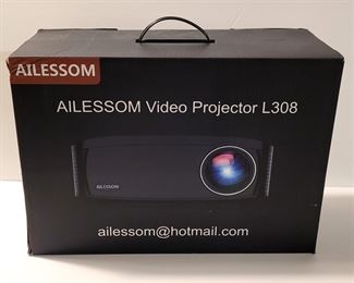 Theater Quality AILESSOM Native 1080P 5G WiFi Bluetooth Projector Giant 450" Display 750 ANSI 450" Display - Only used for 8 hours - LIKE NEW