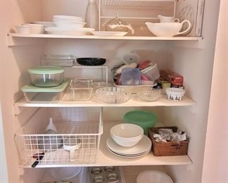 Baking, Dishes, Serving, Storage and misc.
