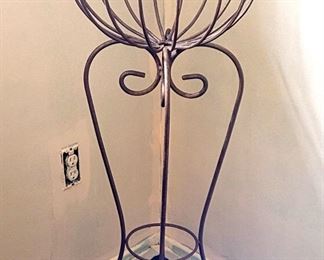 Stunning Iron Plant Stand 41" H X 20 1/2" W