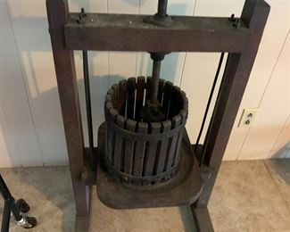 Wine or cider press primitive.