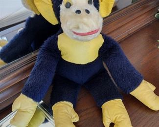Vintage Monkey Stuffed Animal