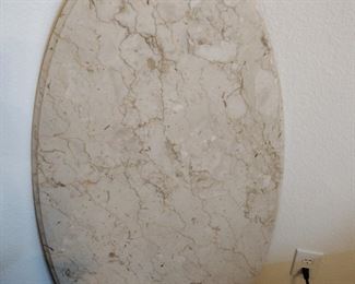 Large Oval Marble Table Top Slab - Made in Italy