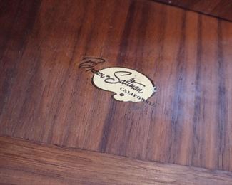 MCM Brown-Saltman California Small Walnut Wood Side Tables (super rare find)