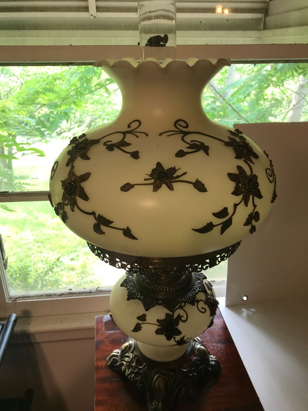Hurricane. Gone with the wind lamp.  