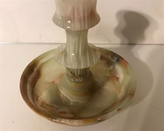 Marble candlestick 