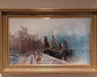 Peele Castle, a real place by John Holden from 1800s