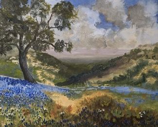 Texas Hill Country Gouache