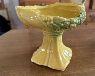 Vintage 1940’s McCoy birdbath planter