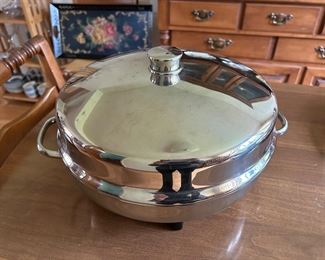 Farberware 344A Stainless Steel 12" Electric Fry Pan Skillet With Dome Lid
