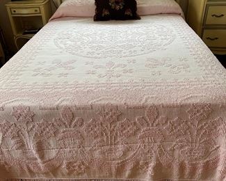 French Provincial Drexel Touraine Bedroom Set - includes full size bed, high boy chest and nightstand 