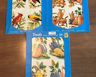 Vintage Meyercord 1950s DECALS 