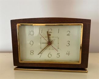 General Electric Telechron  Mid Century Electric Alarm Clock