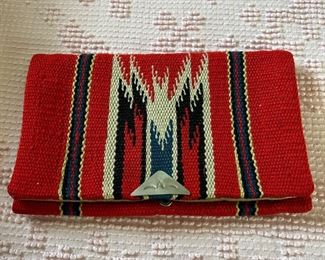 1930’s Chimayo clutch with sterling clasp