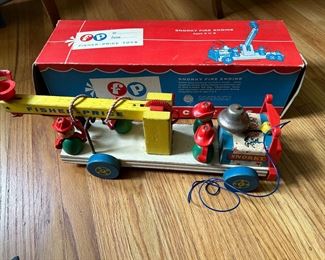 Fisher Price #168 Snorky Fire Engine Ladder Truck