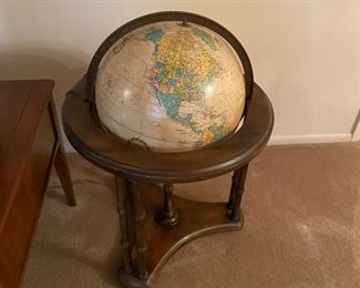 Lighted World Globe 1970's