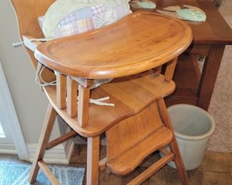 Antique high chair