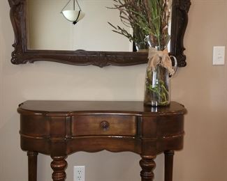 Hall table & mirror