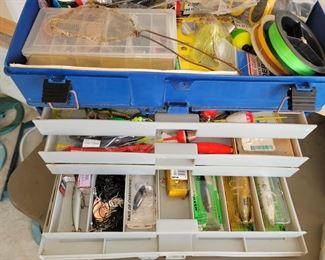 Fishing tackle & poles