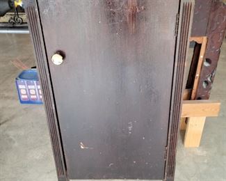 Antique record cabinet