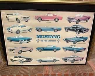 63 Ford Mustang Generation Postermin