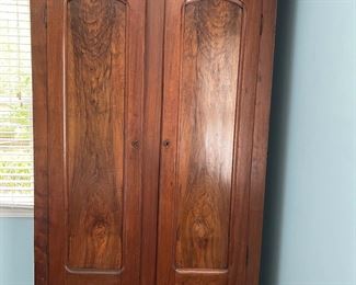 late 1800's  Antique Walnut Chifferobe