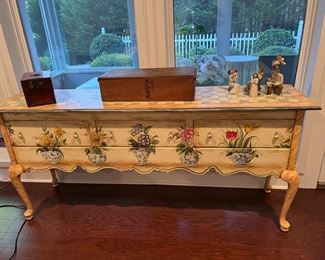 Hand Painted Sideboard