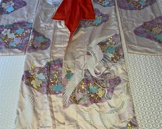 Authentic Japanese Silk Kimono 