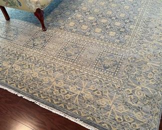Hand knotted Wool oriental rug 9 x 12