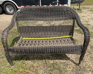 Wicker Love Seat