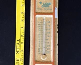 Vintage Lone Star Thermometer Nacogdoches, TX