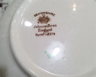 Devonshire, Johnson Bros England