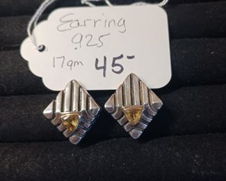 Earings sterling 