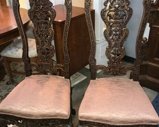 pair of antique chairs