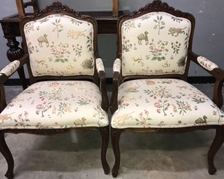 antique arm chairs at Orlando Estate Auction