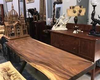 live edge dining room table Orlando Estate Auction