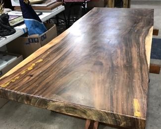 live edge dining room table Orlando Estate Auction