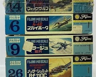 Lot 115 - - - Fujimi Lot of 6 1:48 Model Planes