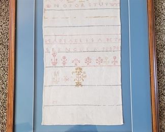 Needlework Alphabet sampler