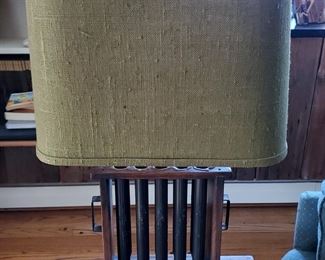 Pr Antique Candle Stick Mold Lamp - sold separately 