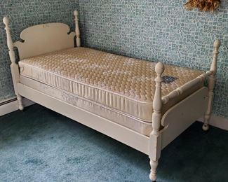 Antique twin four poster beds