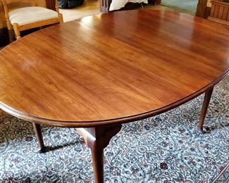 Old Towne Cherry Oval Dining Room Table w/ four leaves