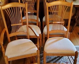 Richardson Brothers Co. 6pc oak