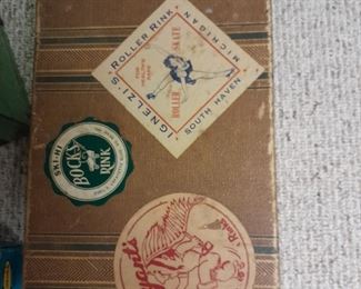 Roller skates in case from Ignelzi Roller Rink - South Haven