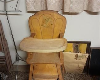 Vintage high chair
