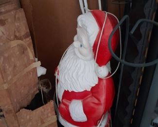 Blow mold Santa