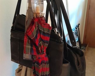 Even a vintage umbrella, look at the handle on that one!