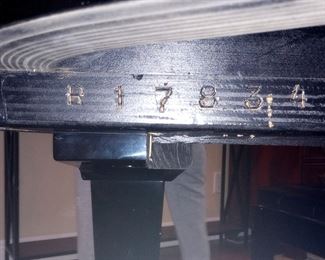 piano serial number