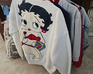 Jackets and Sweatshirts all vintage