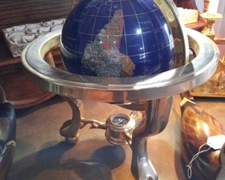 Gemstone world globe